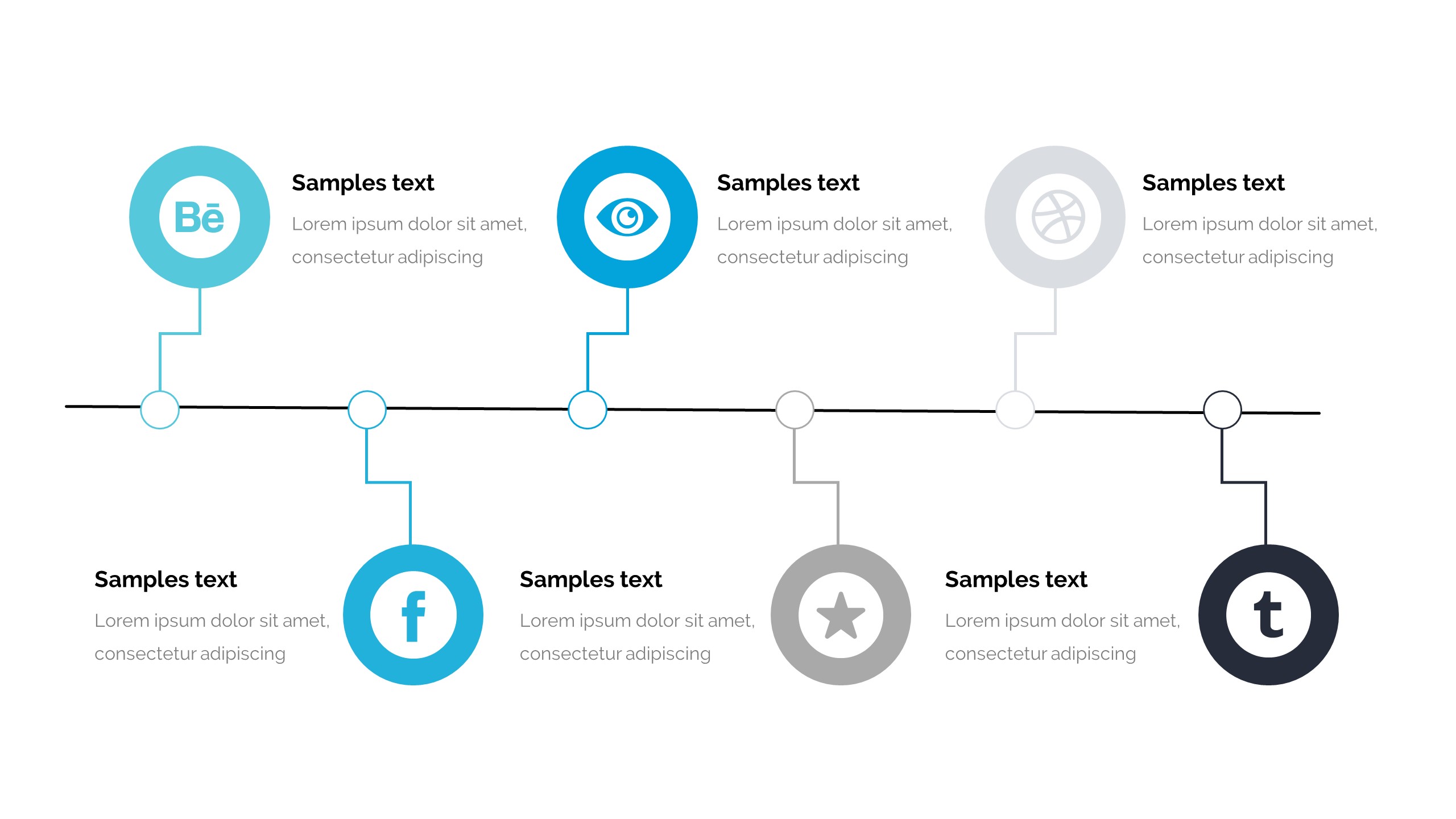 Bracket Minimal Design Keynote Template by 69slides GraphicRiver